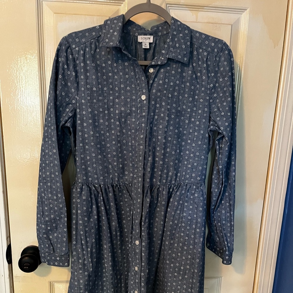 J. Crew Light Denim Dress